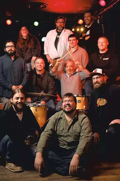 Top: Erin Laub, Chris Walsh and Jamael Regular - Second row: Sean Riehl and Jason Gelrud - Third row: Brian Mital, Noel Donnellan and Nectar Rorris - Floor: Ryan Clausen, Alex Budney and Bryan Hulvey - MATTHEW THORSEN