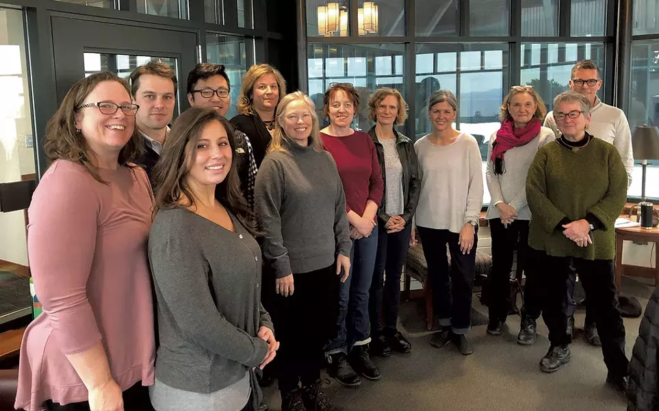 A group of Vermont Center for Family Studies faculty and trainees during a training program meeting - COURTESY PHOTO