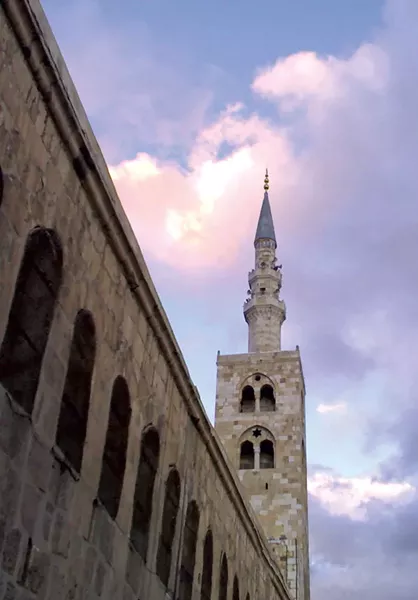The Minaret of Jesus at the Umayyad Mosque in Damascus - DEBORAH HARTE FELMETH