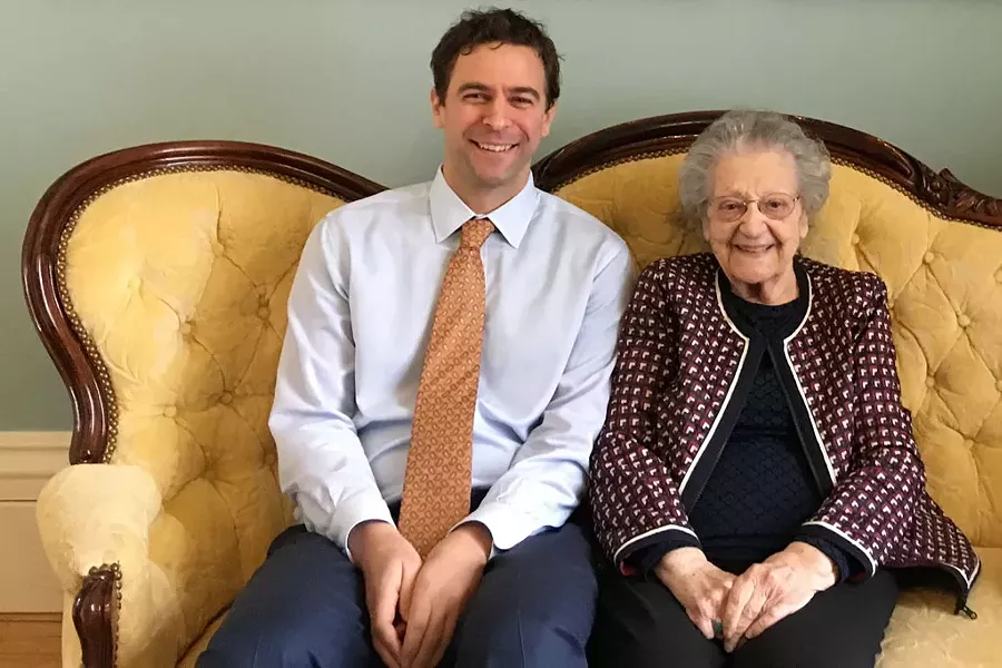 Sen. Tim Ashe and Angie Routly