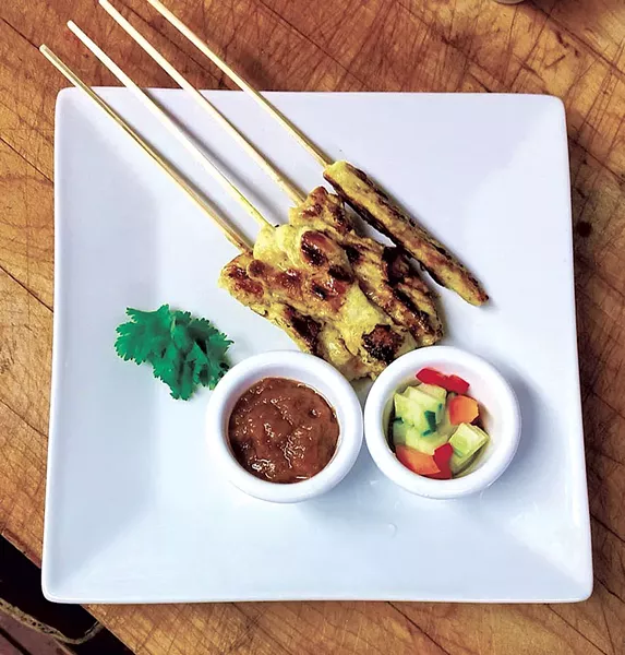 Chicken skewers at Fit to be Thai'd - COURTESY OF FIT TO BE THAI'D