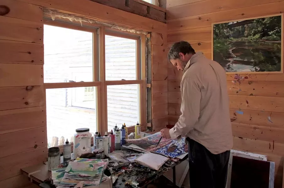 Neil Berger's studio - COURTESY PHOTO