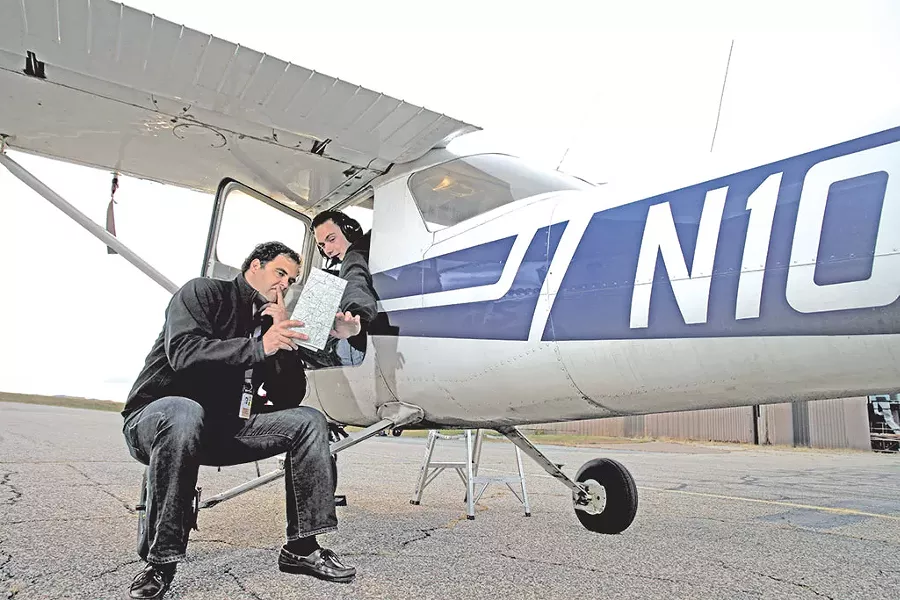 Flight instructor Ben Higgins - MATTHEW THORSEN