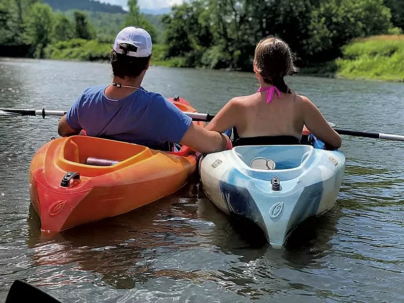 Outing on the Lamoille River with Vermont Canoe & Kayak - COURTESY OF VERMONT CANOE & KAYAK