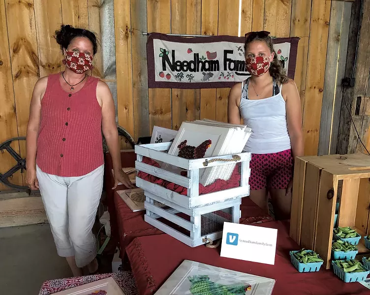 Kristen (left) and Eileen Needham of Needham Family Farm - JORDAN BARRY