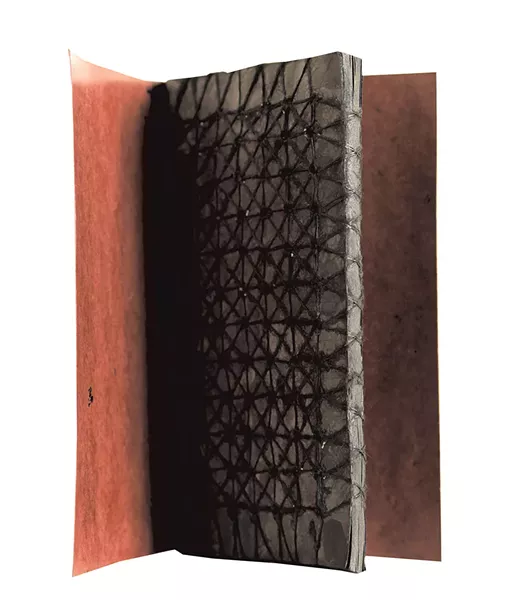 "Graphite sewn book" by Gregg Blasdel