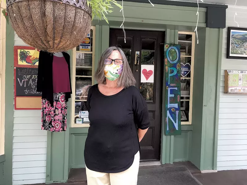 Peggy Potter of Artisans' Gallery - SALLY POLLAK ©️ SEVEN DAYS