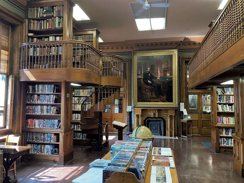 The St. Johnsbury Athenaeum library - MARGARET GRAYSON ©️ SEVEN DAYS