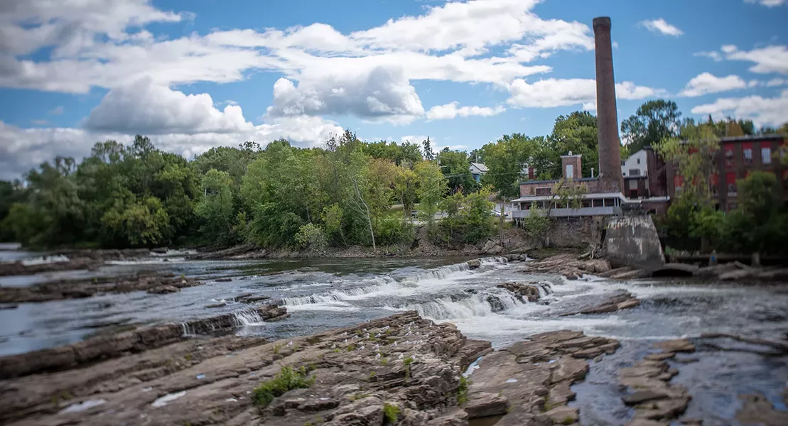 Your view of the Winooski River from MyCube - COURTESY OF SARAH LAVOIE FOR MYCUBE