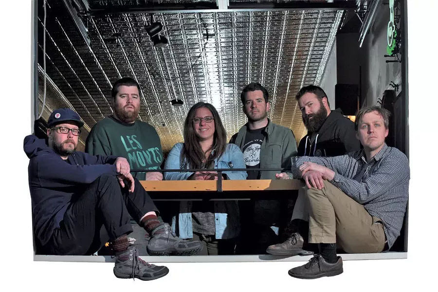 Left to right: Nick Mavodones, Brian Nagle, Ali Fogel, Matt Rogers, Ryan Smith and Paddy Reagan