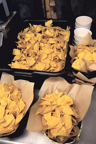 Freshly salted chips - MATTHEW THORSEN