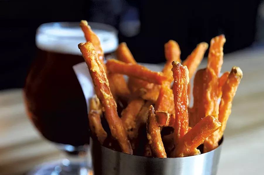 Sweet-potato fries - JEB WALLACE-BRODEUR