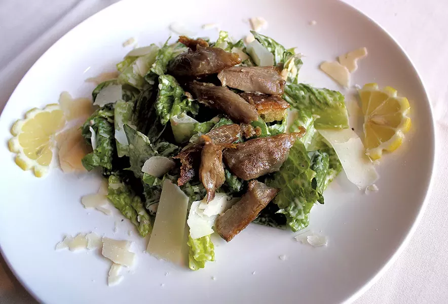Caesar salad at Peter Havens - ANDREA SUOZZO
