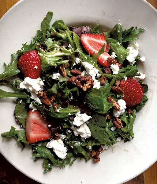 Salad with strawberries - CAROLYN FOX
