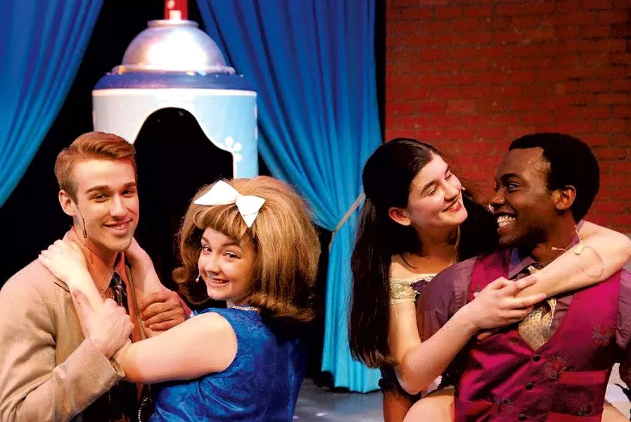 Left to right: Pat Moran, Lauren DePuy, Libby Belitsos, Leon Evans - COURTESY OF JIM LOWE