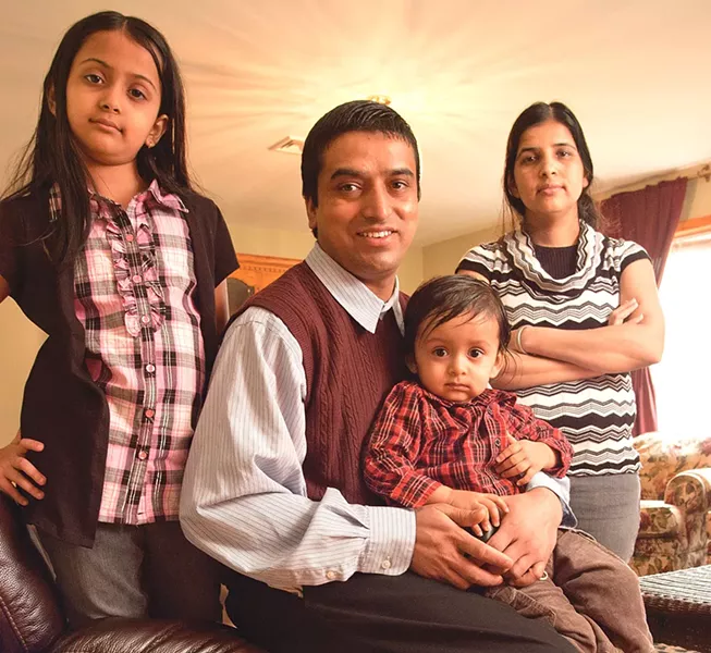 Prinsha, Megnath, Praveen, and Chhali Maya Neupane - MATTHEW THORSEN
