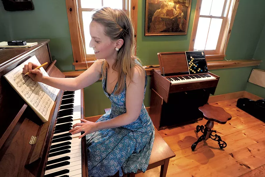 Mary Bonhag at her home in Marshfield - JEB WALLACE-BRODEUR