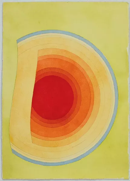 Untitled watercolor by Helen Matteson