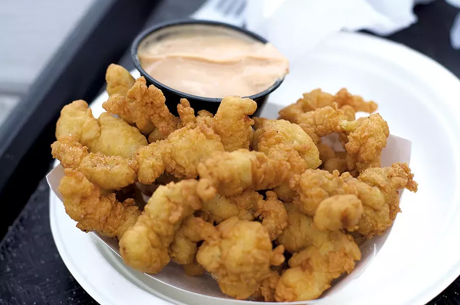 Fried alligator at Cajun's Snack Bar - HANNAH PALMER EGAN