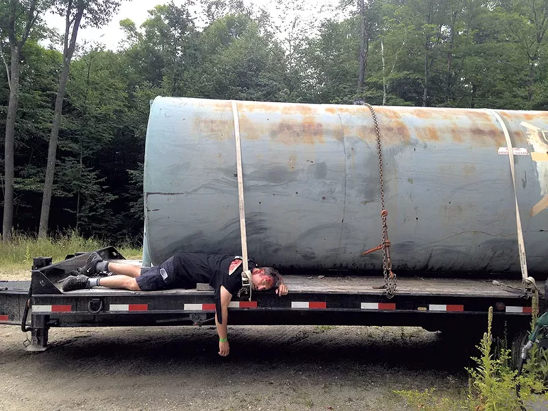 The writer as a disaster victim - COURTESY OF KAITY MCSALIS