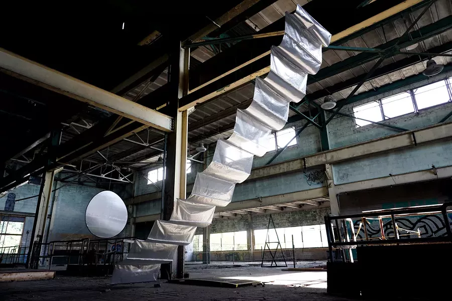 "LFS 333 silver" and "LFS silver stairs" by Vesko Goesel - COURTESY OF VESKO GOESEL