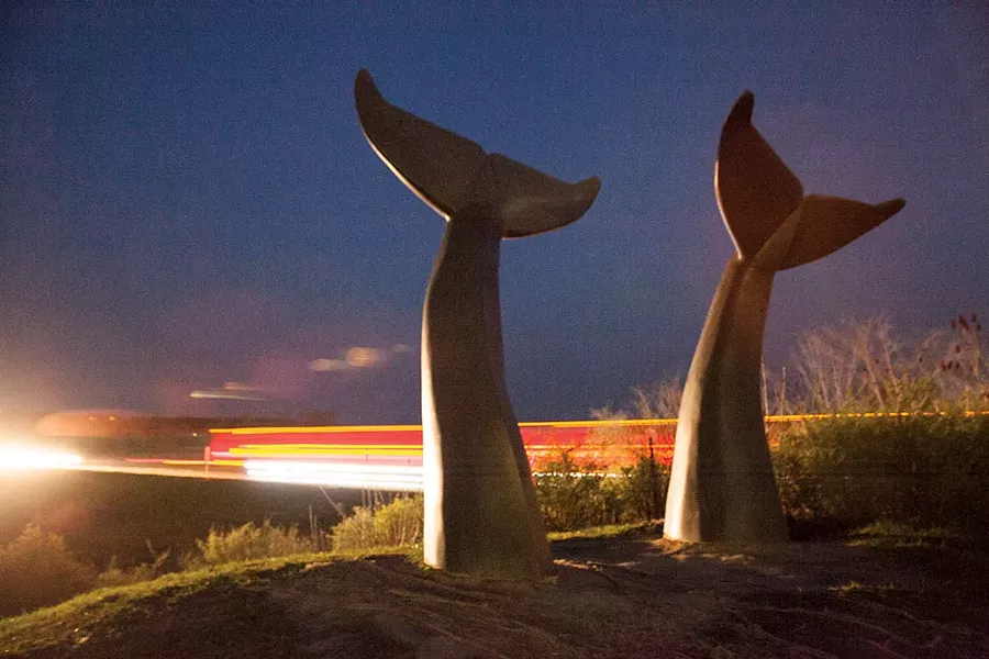 "Reverence" sculpture by Jim Sardonis - MATTHEW THORSEN