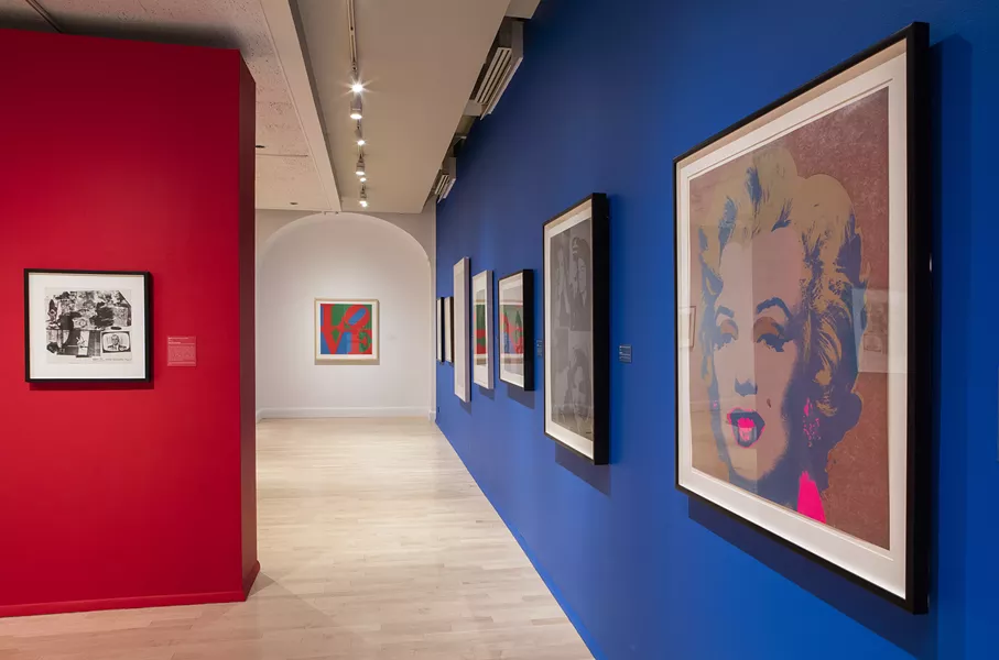 Installation shot of "Pop Art Prints" - COURTESY OF FLEMING MUSEUM