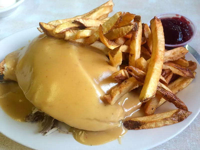 Hot turkey sandwich, Parkway Diner, South Burlington - ALICE LEVITT