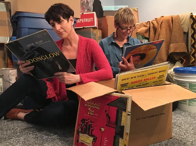 Carole Vasta Folley (left) and Robin Owens in The Seymour Sisters - COURTESY OF CAROLE VASTA FOLLEY