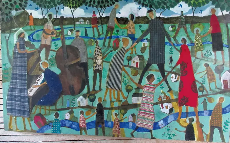 Painting by Donald Saaf - AMY LILLY