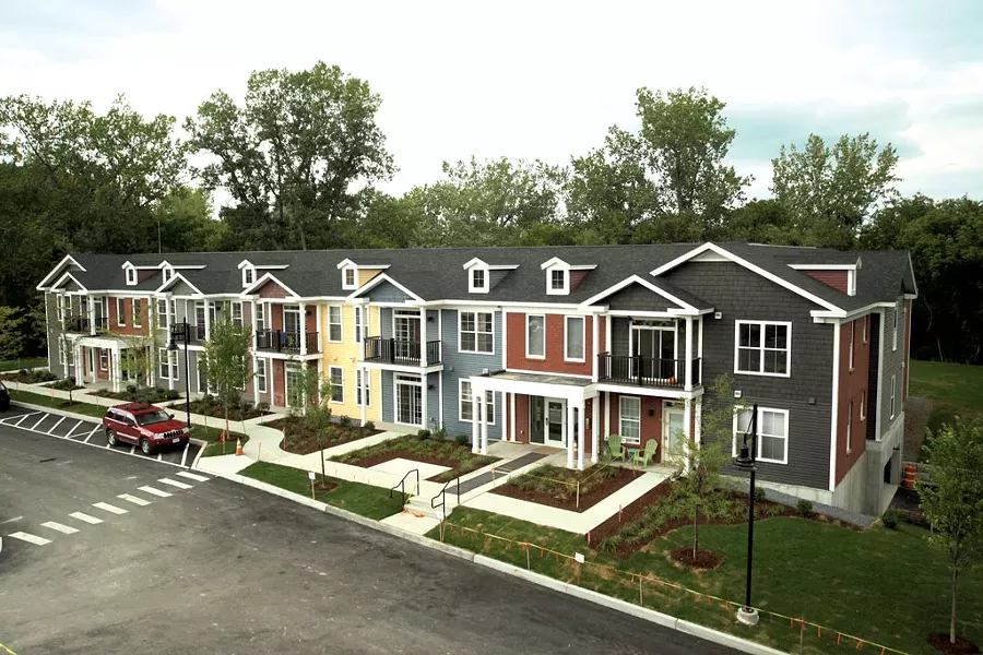 The first Bayberry Commons apartment to open - MATTHEW THORSEN