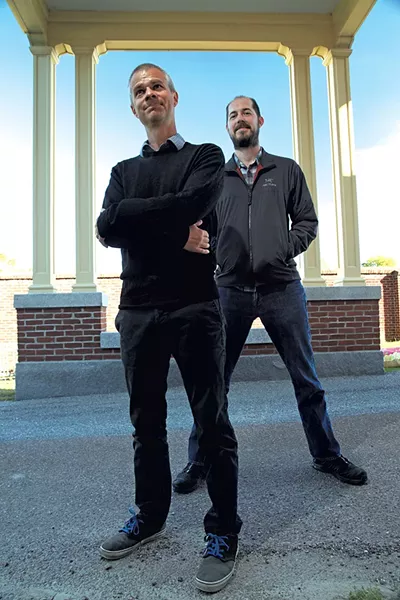 Tyler Doggett, left, and Mark Budolfson - MATTHEW THORSEN