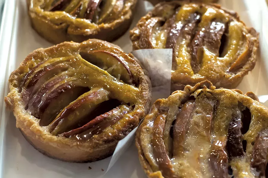 Peach-brown butter tarts - BROOKE WILCOX