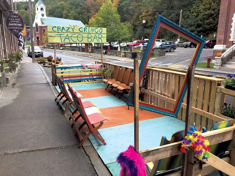 The Crazy Gringo Taco Bar, a pop-up restaurant on Main Street - KIRK KARDASHIAN