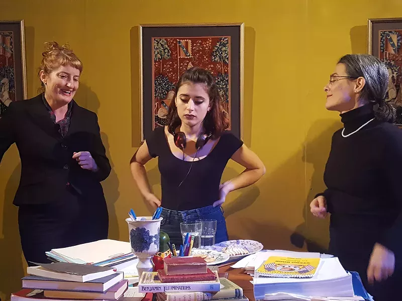Left to right: Pamela Formica, Esse Luna and Emer Pond Feeney - MATTHEW THORSEN