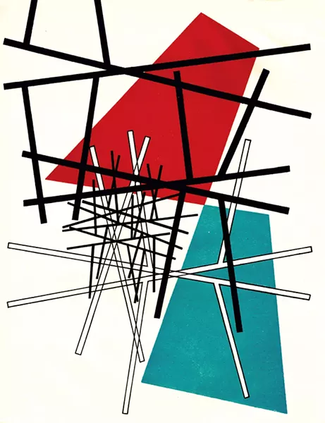 "Plate from 10 Origin" by Sophie Taeuber-Arp - COURTESY OF ARTISTS RIGHTS SOCIETY/THE ROUTHIER COLLECTION