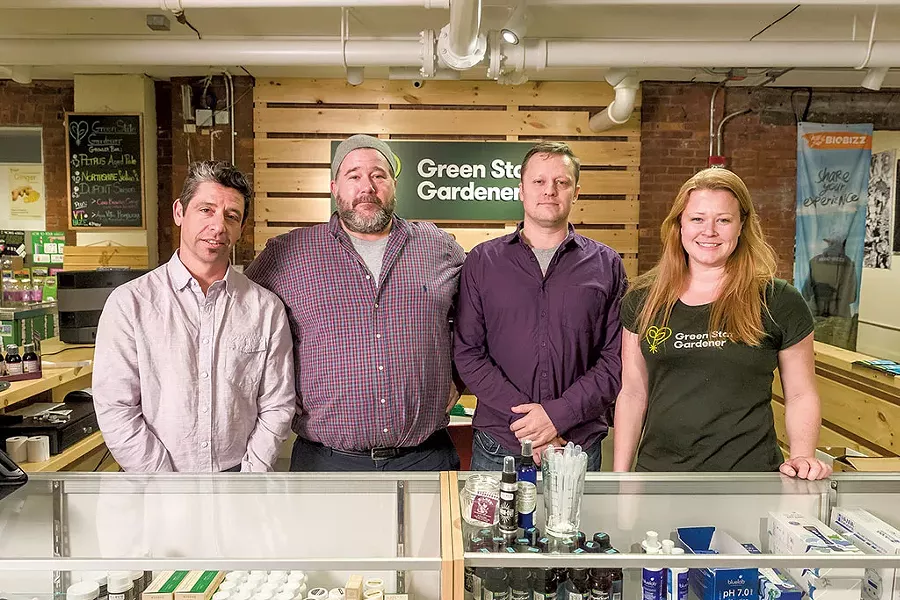 Left to right: Acoy Cofiño, Chris Walsh, Dylan Rapp and Kelsy Rapp - OLIVER PARINI