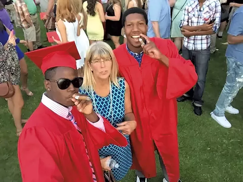 Left to right: Omari Brown, Cam Whittemore and Saquan Goland - COURTESY OF OMARI BROWN