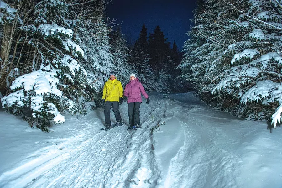 Snowshoeing at Smugglers' Notch Resort - PHOTOS COURTESY OF SMUGGLERS' NOTCH RESORT