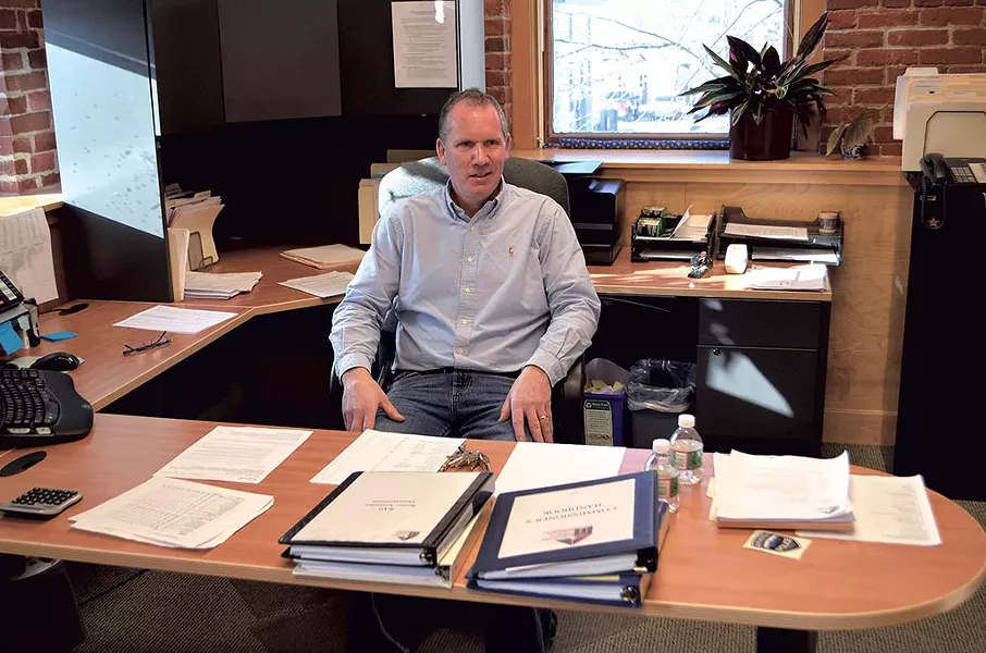 Chris Barrett, acting codirector of the Burlington Housing Authority - MATTHEW ROY