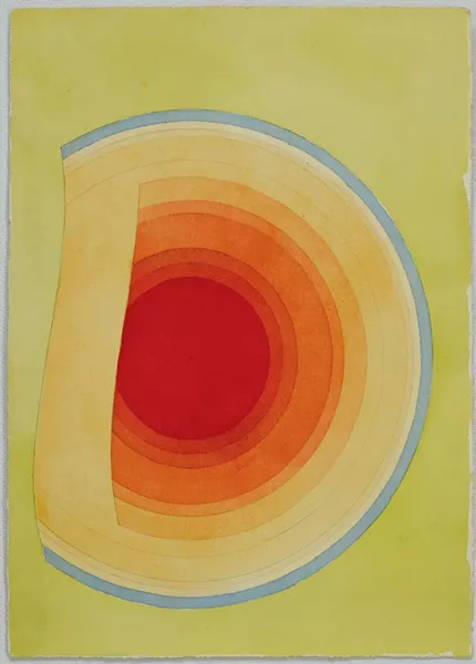 Untitled watercolor by Helen Matteson - COURTESY OF BIGTOWN GALLERY