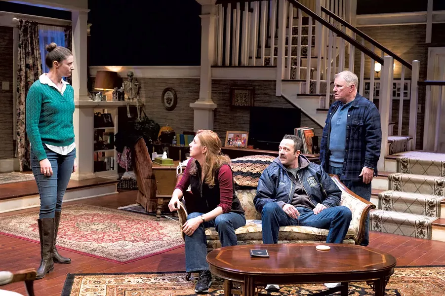 Left to right: Katie Bruestle, Jenni Putney, David Mason and Gordon Clapp - COURTESY OF JASON MERWIN