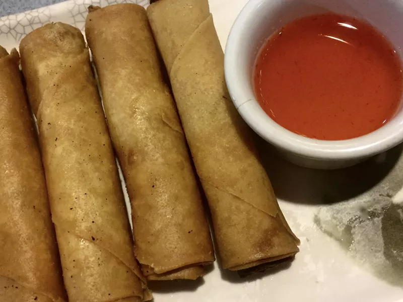 Cha Giò pork rolls at Pho Hong - SUZANNE PODHAIZER