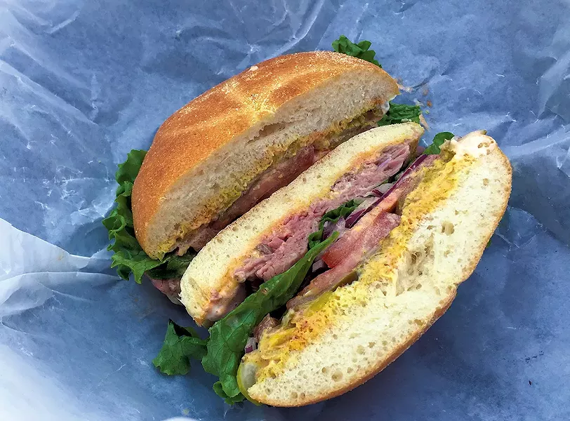 King's Corner Deli's queen-sized roast beef - HANNAH PALMER EGAN