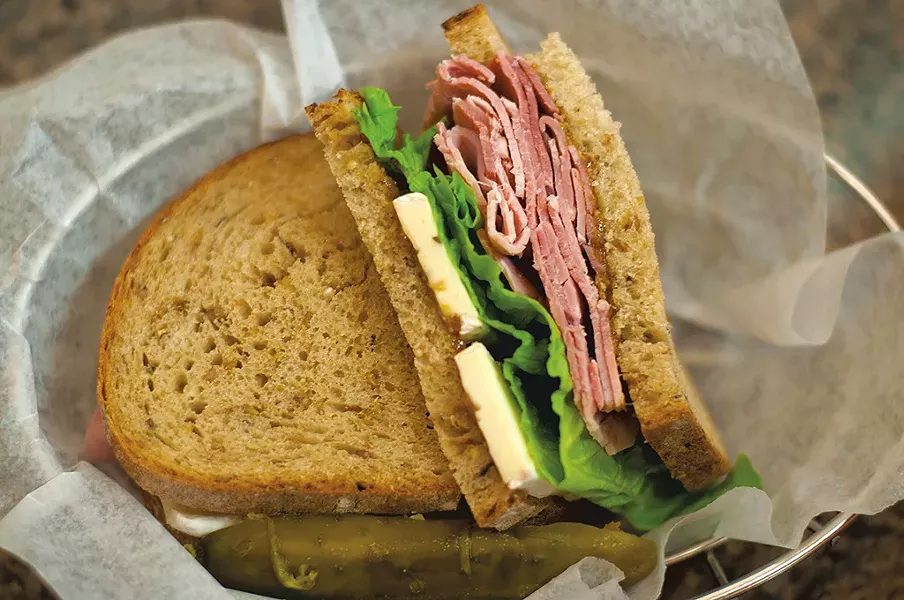 King Arthur Flour Bakery & Café's Berkshire applewood smoked ham - HANNAH PALMER EGAN