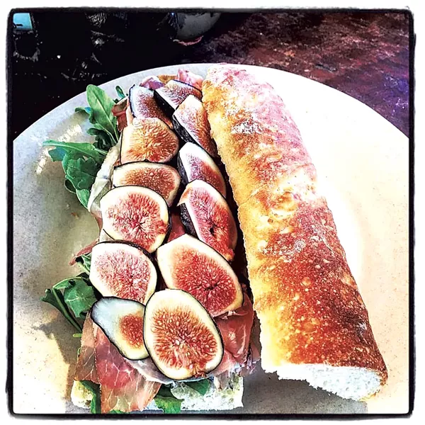 Fig sandwich at Auntie Dee Dee's Homemade Vt Baked Goods - COURTESY OF AUNTIE DEE DEE'S
