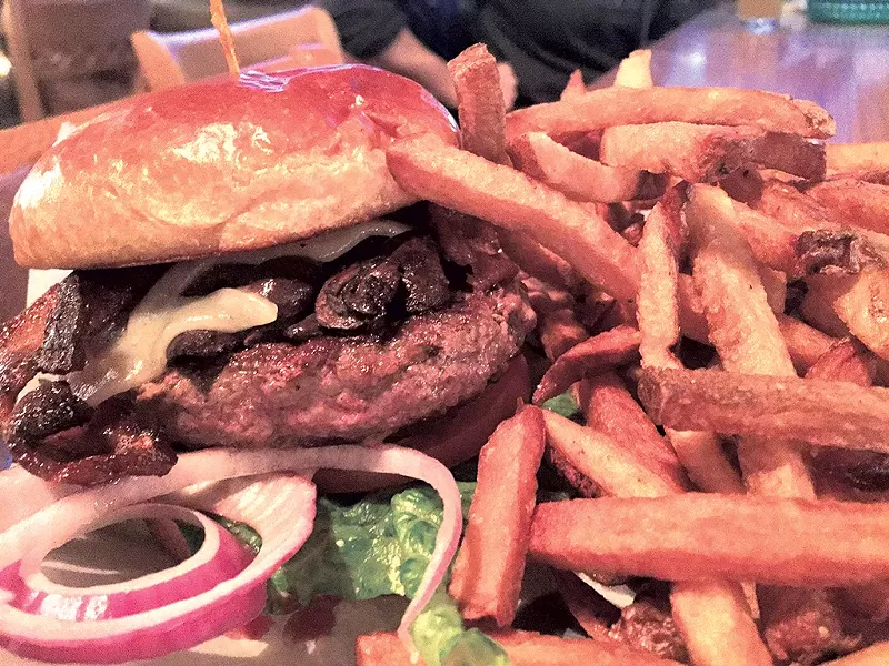 Burger at Burke Publick House - HANNAH PALMER EGAN