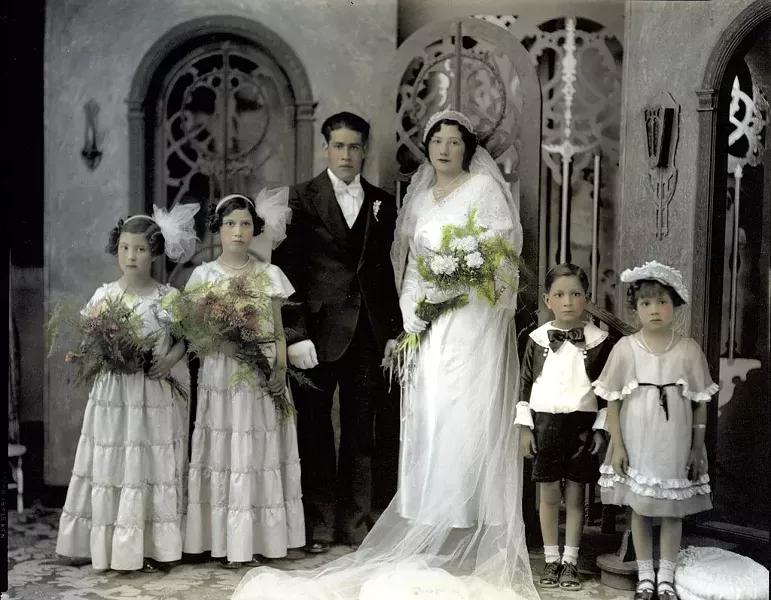 "Wedding of Caroline Pedregon and Jesus Jose Urquidi," photograph by Alfonso Casasola - COURTESY OF MIDDLEBURY COLLEGE OF ART