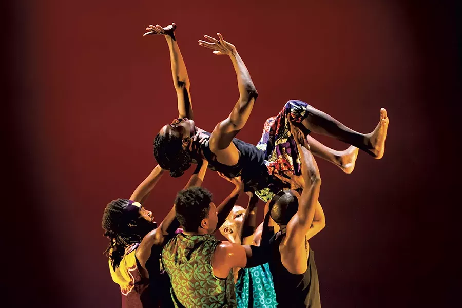 INSPIRIT dancers performing The Opulence of Integrity - COURTESY OF MELISSA BLACKALL