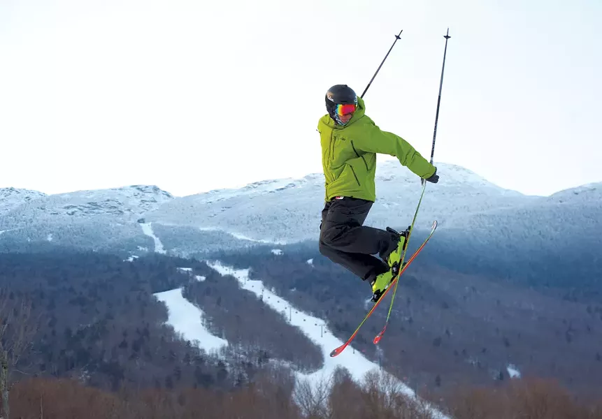 Skiing at Stowe Mountain Resort - JEB WALLACE-BRODEUR
